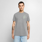 T-Shirt „Eat. Sleep. Thank. Repeat.“ | Herren * - Grau meliert
