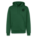 Design-Hoodie „Dankbarkeit“ für Herren aus Bio-Baumwolle, Farbe: grün – Dankfabrik.