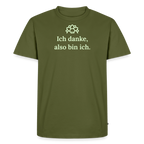 T-Shirt „Ich danke, also bin ich." | Herren * - Khaki
