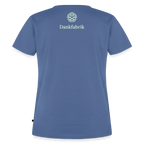 T-Shirt „Ich danke, also bin ich." | Damen * - Taubenblau