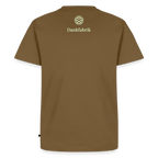 T-Shirt „Eat. Sleep. Thank. Repeat.“ | Herren * - Nussbraun