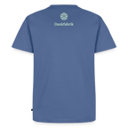 T-Shirt „Eat. Sleep. Thank. Repeat.“ | Herren * - Taubenblau