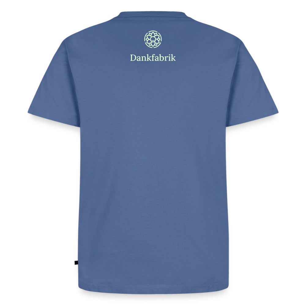 T-Shirt „Eat. Sleep. Thank. Repeat.“ | Herren * - Taubenblau