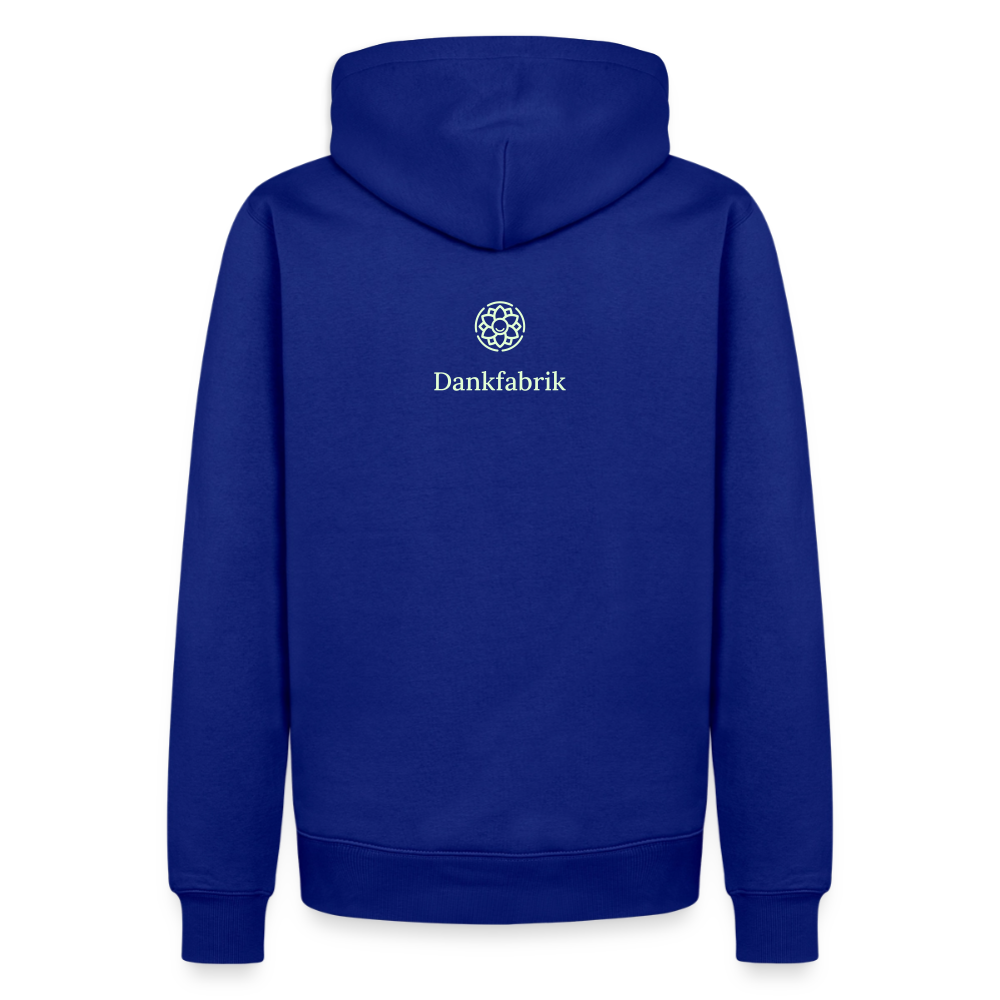 Hoodie „Seid lieb zueinander“ | Herren * - Royalblau