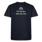 T-Shirt „Ich danke, also bin ich." | Herren * - Navy