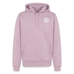 Design-Hoodie „Dankbarkeit“ für Herren aus Bio-Baumwolle, Farbe: rosa – Dankfabrik.
