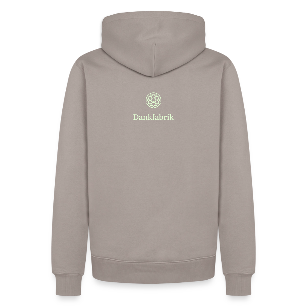 Hoodie „Seid lieb zueinander“ | Herren * - Taupe