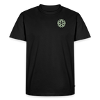 Design T-Shirt „Ich danke, also bin ich“ für Herren aus Bio-Baumwolle, Farbe: schwarz – Dankfabrik.