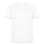 Design T-Shirt „Seid lieb zueinander“ für Herren aus Bio-Baumwolle, Farbe: weiß – Dankfabrik.