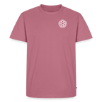 Design T-Shirt „Dankbarkeit“ für Herren aus Bio-Baumwolle, Farbe: rosa – Dankfabrik.