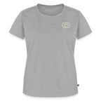 Design T-Shirt „Seid lieb zueinander“ für Damen aus Bio-Baumwolle, Farbe: grau - Dankfabrik.