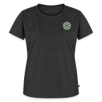 Design T-Shirt „Seid lieb zueinander“ für Damen aus Bio-Baumwolle, Farbe: anthrazit - Dankfabrik.