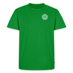 Design T-Shirt „Dankbarkeit“ für Herren aus Bio-Baumwolle, Farbe: grün – Dankfabrik.