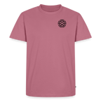 Design T-Shirt „Dankbarkeit“ für Herren aus Bio-Baumwolle, Farbe: rosa – Dankfabrik.