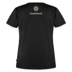 T-Shirt „Eat. Sleep. Thank. Repeat.“ | Damen * - Schwarz