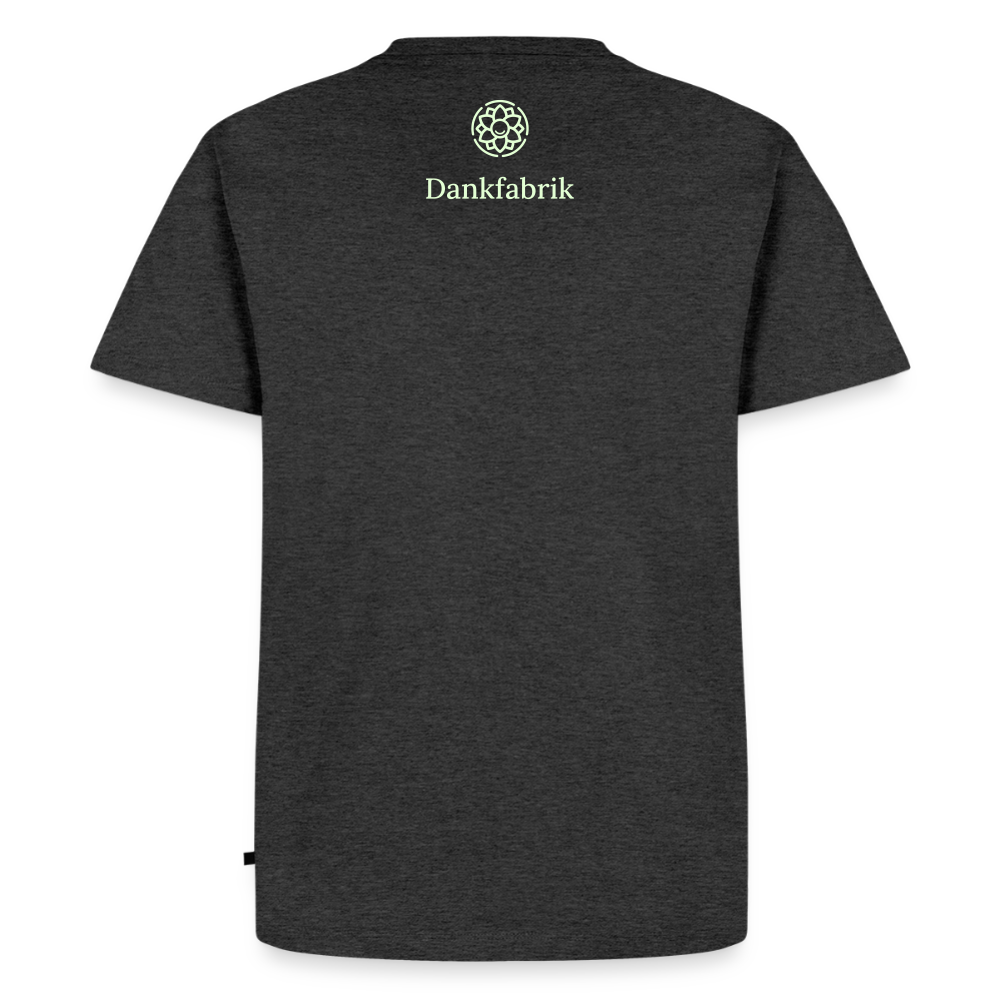 T-Shirt „Ich danke, also bin ich." | Herren * - Anthrazit meliert