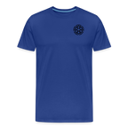 Design T-Shirt „Dankbarkeit“ für Herren aus Bio-Baumwolle, Farbe: königsblau – Dankfabrik.