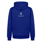 Hoodie „Ich danke, also bin ich.“ | Herren * - Royalblau