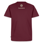 T-Shirt „Eat. Sleep. Thank. Repeat.“ | Herren * - Burgunderrot