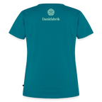 T-Shirt „Ich danke, also bin ich." | Damen * - Petrol