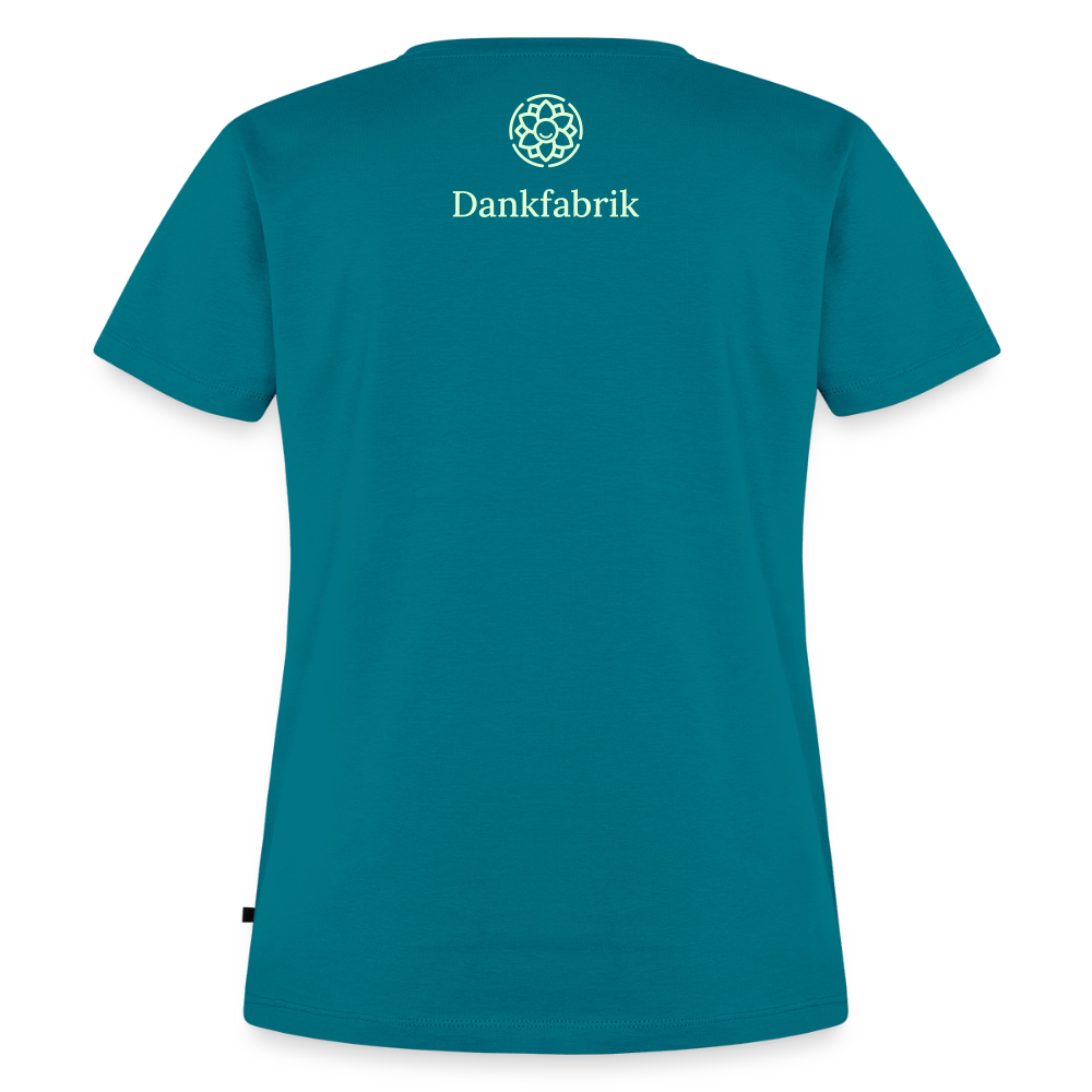 T-Shirt „Ich danke, also bin ich." | Damen * - Petrol