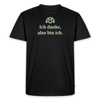 T-Shirt „Ich danke, also bin ich." | Herren * - Schwarz
