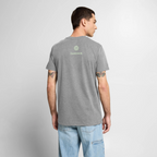 T-Shirt „Eat. Sleep. Thank. Repeat.“ | Herren * - Grau meliert