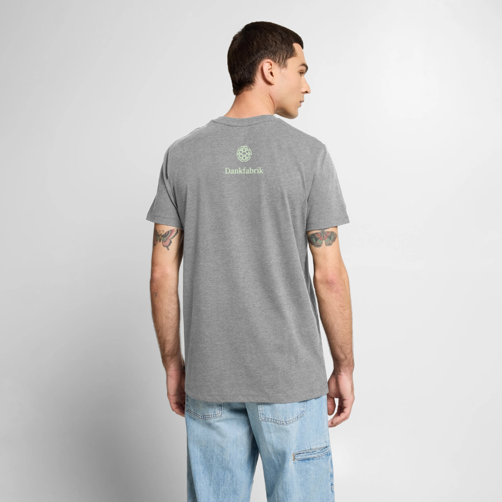 T-Shirt „Eat. Sleep. Thank. Repeat.“ | Herren * - Grau meliert