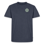 Design T-Shirt „Seid lieb zueinander“ für Herren aus Bio-Baumwolle, Farbe: blau – Dankfabrik.