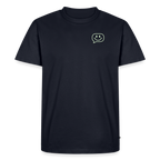 Design T-Shirt „Seid lieb zueinander“ für Herren aus Bio-Baumwolle, Farbe: navy-blau – Dankfabrik.