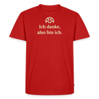 T-Shirt „Ich danke, also bin ich." | Herren * - Rot