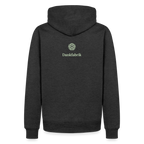 Hoodie „Ich danke, also bin ich.“ | Herren * - Anthrazit meliert