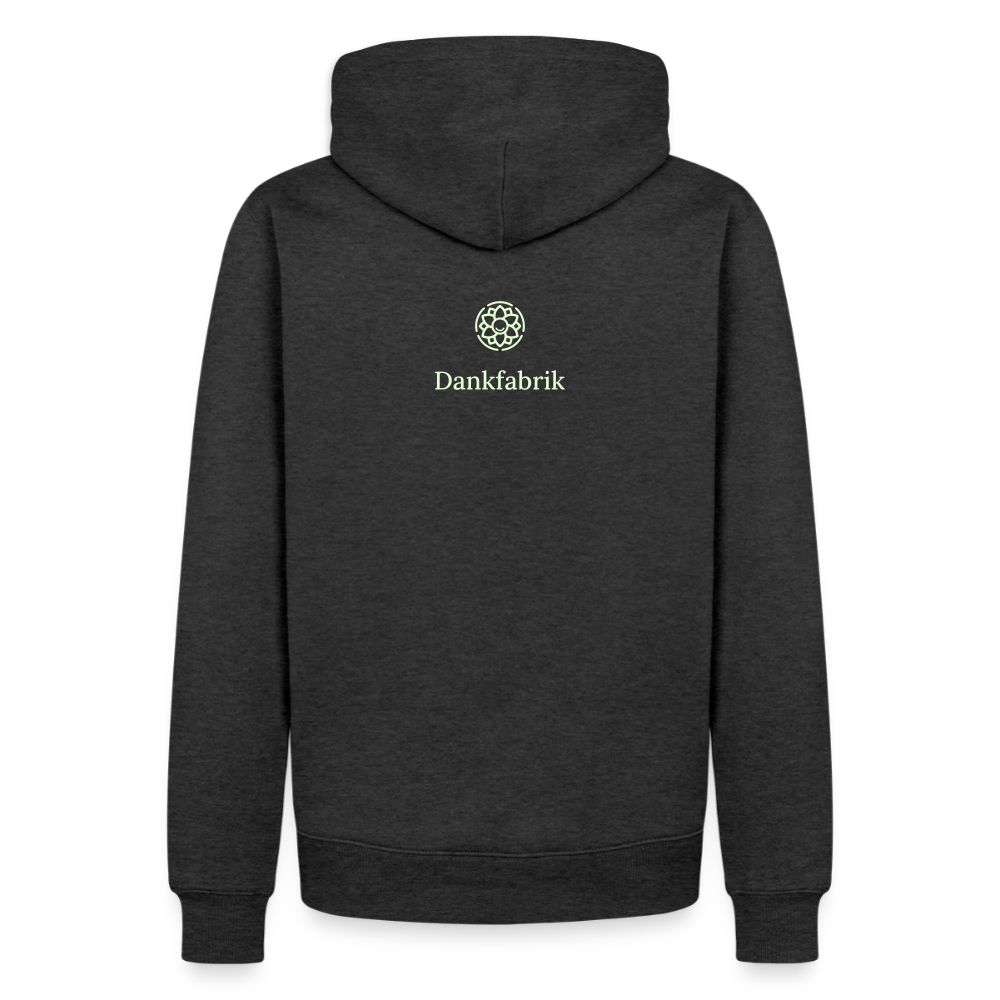 Hoodie „Eat. Sleep. Thank. Repeat.“ | Herren * - Anthrazit meliert