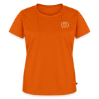 Design T-Shirt „Seid lieb zueinander“ für Damen aus Bio-Baumwolle, Farbe: orange - Dankfabrik.