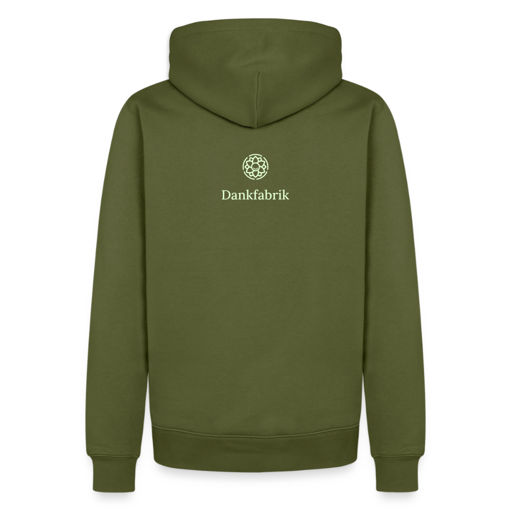 Hoodie „Seid lieb zueinander“ | Herren * - Khaki