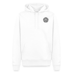 Design-Hoodie „Dankbarkeit“ für Herren aus Bio-Baumwolle, Farbe: weiß – Dankfabrik.