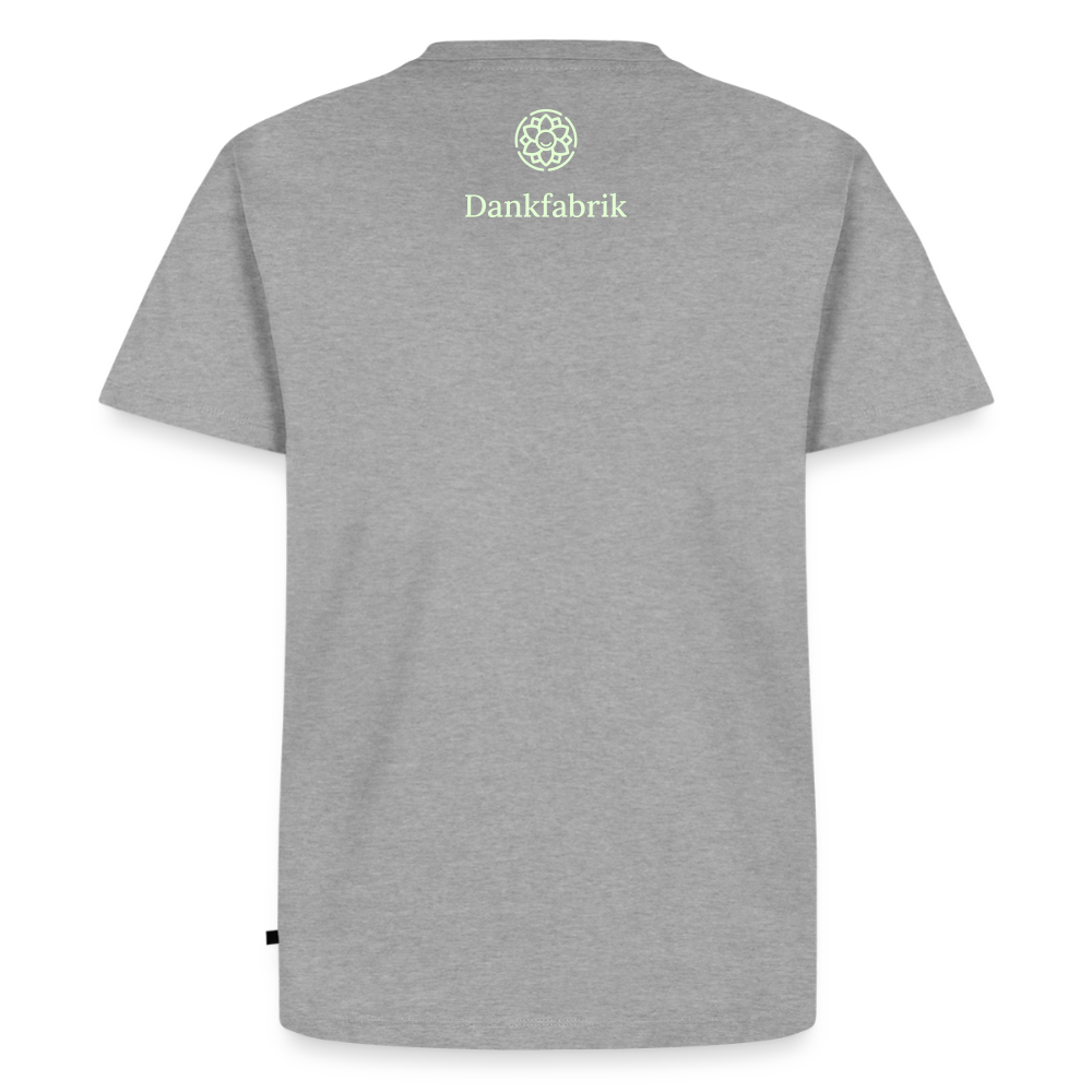 T-Shirt „Eat. Sleep. Thank. Repeat.“ | Herren * - Grau meliert