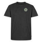 Design T-Shirt „Seid lieb zueinander“ für Herren aus Bio-Baumwolle, Farbe: anthrazit – Dankfabrik.