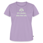 T-Shirt „Ich danke, also bin ich." | Damen * - Lavendel