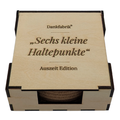 6er-Set Korkuntersetzer – „Auszeit Edition"