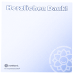5er-Set Dankzettel® Haftnotizen – Der Team-Vorrat (blau)