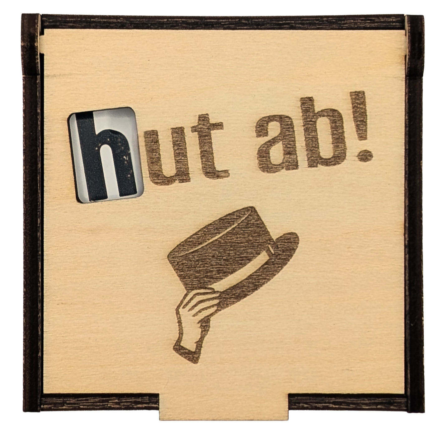 5er-Set „Hut ab" Holzboxen für hanuta® – Der Anerkennungs-Vorrat