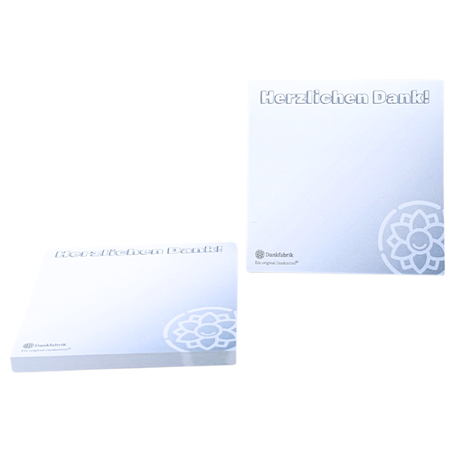 5er-Set Dankzettel® Haftnotizen – Der Team-Vorrat (blau)