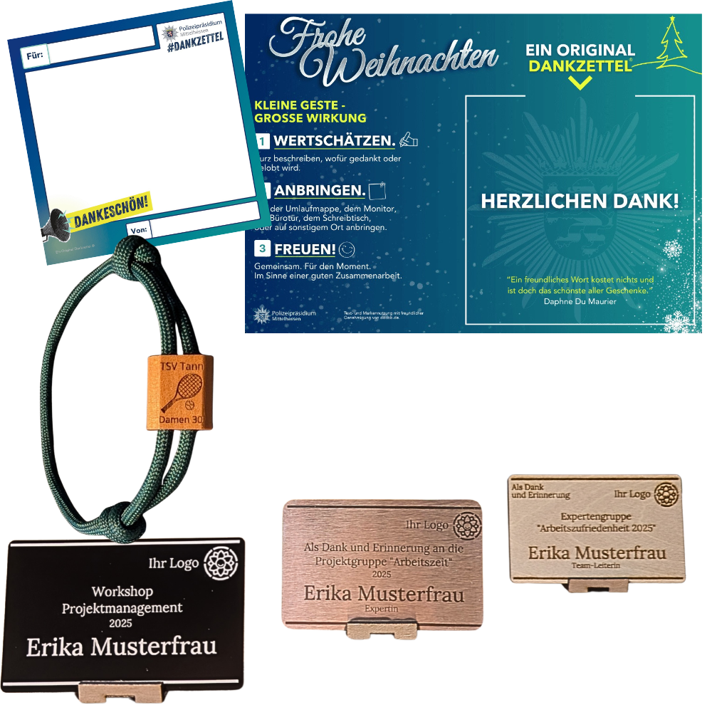 Individualisierung für Teams und Firmen