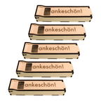 Hochwertige Dankeschön Duplo Box aus Echtholz mit Gravur. Nachhaltige Aufbewahrung von Dankfabrik für mehr Wertschätzung.